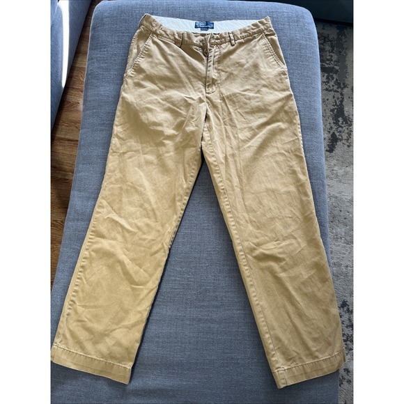 Polo Ralph Lauren Other - Polo Ralph Lauren Classic Chino Pants Khaki Tan Size 34/32 - Missing All Buttons